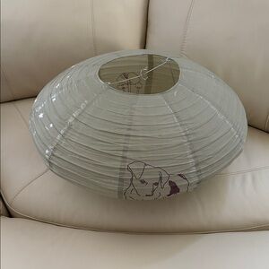 Mimi'Lou Gray Dog Mushroom, Ants Paper Lantern NEW